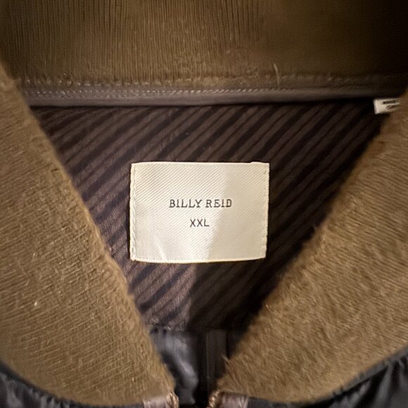 Billy Reid Black Bomber Jacket (XXL) - Picture 2 of 4